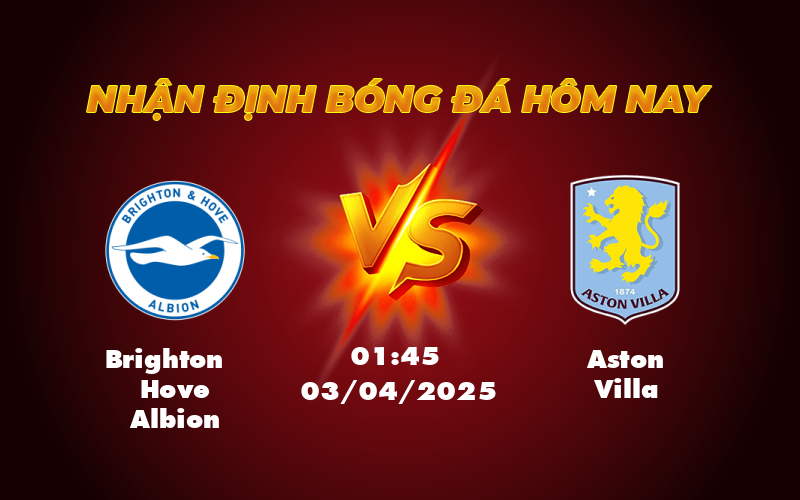 brighton hove albion aston villa 03 04 ngoai hang anh
