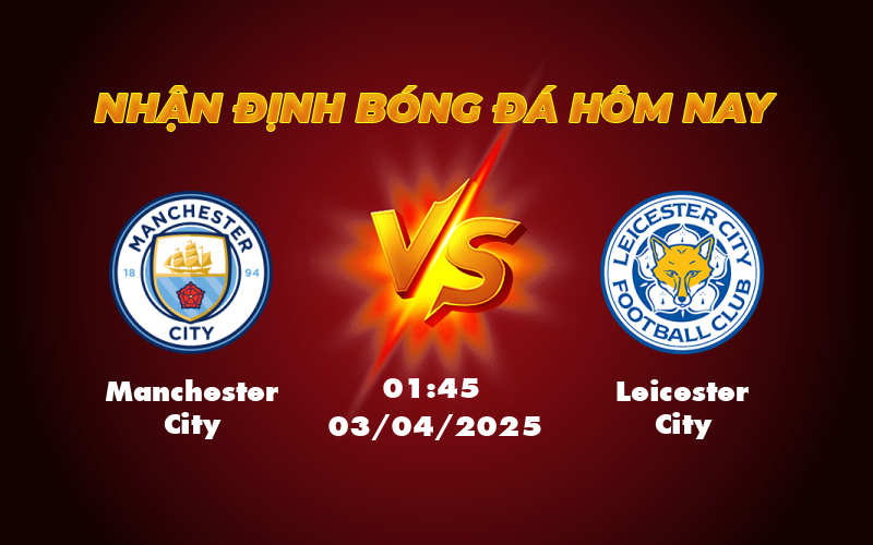 manchester city leicester city 03 04 ngoai hang anh