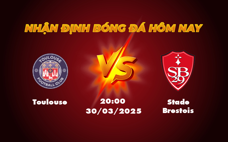 Nhận định soi kèo trận đấu Toulouse vs Stade Brestois Cuộc đối đầu ngang sức tại Ligue 1 1 toulouse stade brestois 30 03 ligue 1