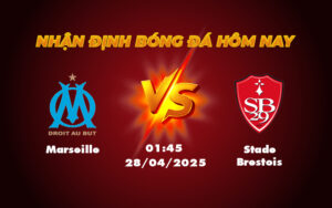 marseille stade brestois 28 04 ligue 1