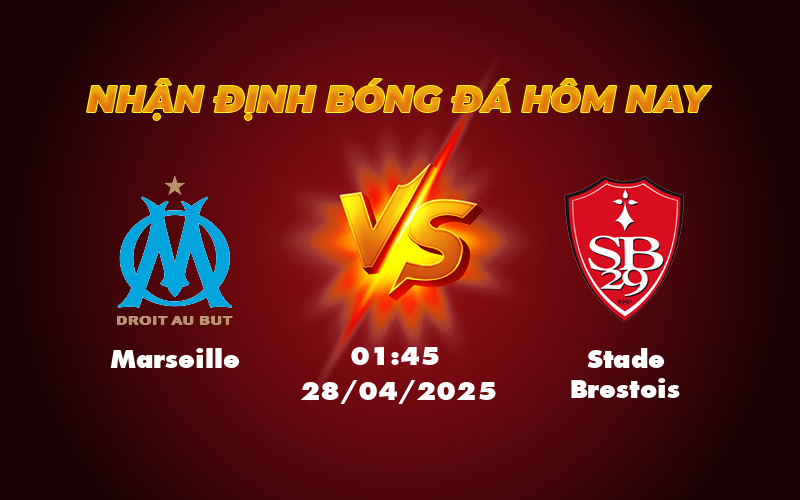 marseille stade brestois 28 04 ligue 1