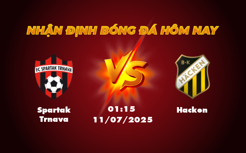 Nhận định trận đấu Spartak Trnava vs Hacken Cuộc chạm trán kịch tính tại giải C2 1 spartak trnava hacken 11 07 c2
